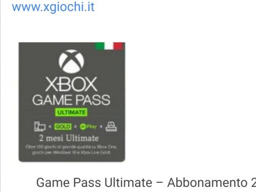 Game Pass Ultimate Abbonamento 8 mesi photo review